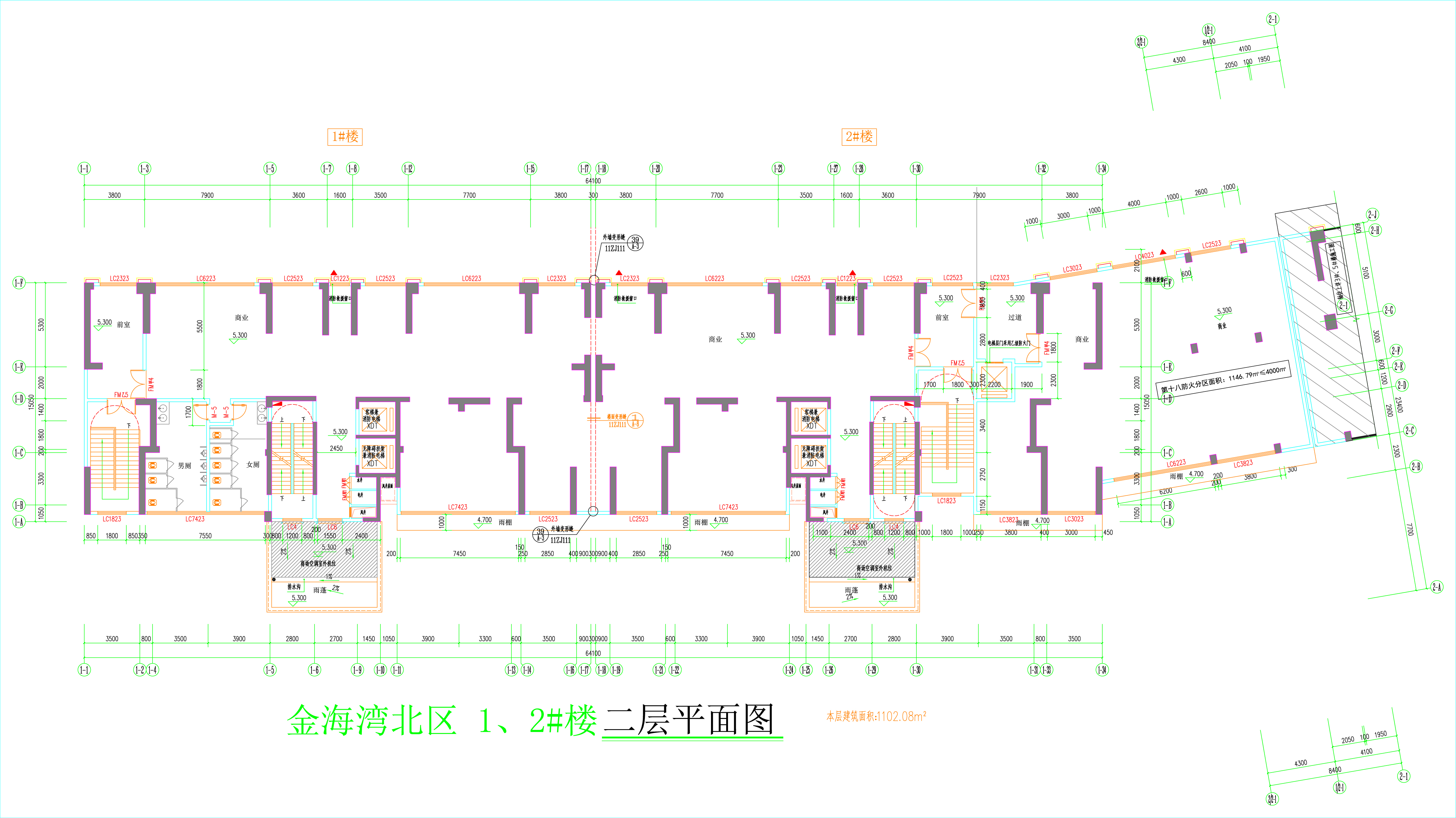 金海灣北區(qū)1、2#樓_二層平面圖.jpg