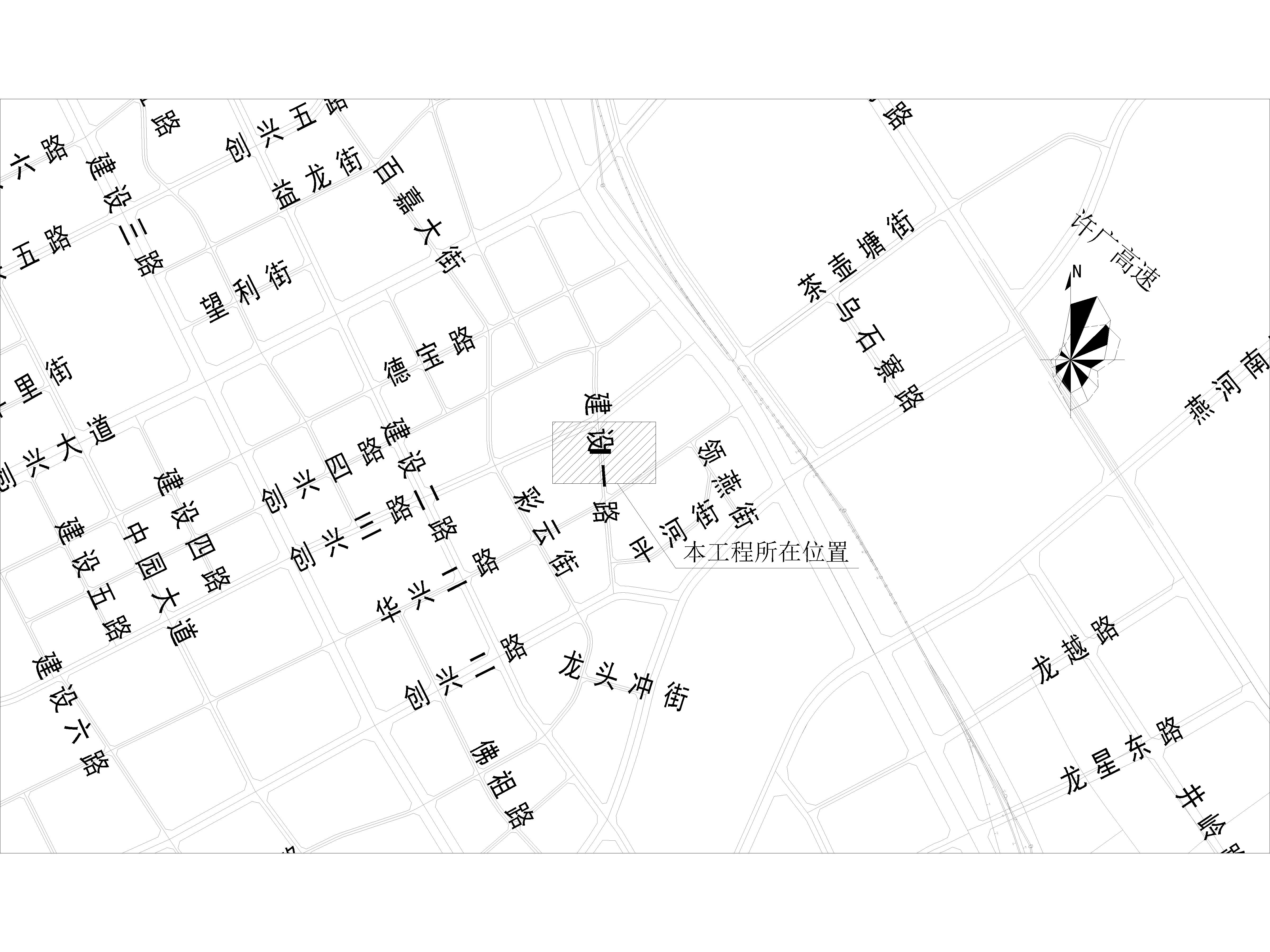 (CCY)高新區(qū)建設一路至心悅食品公司市政中壓燃氣管道工程-報建-布局1.jpg