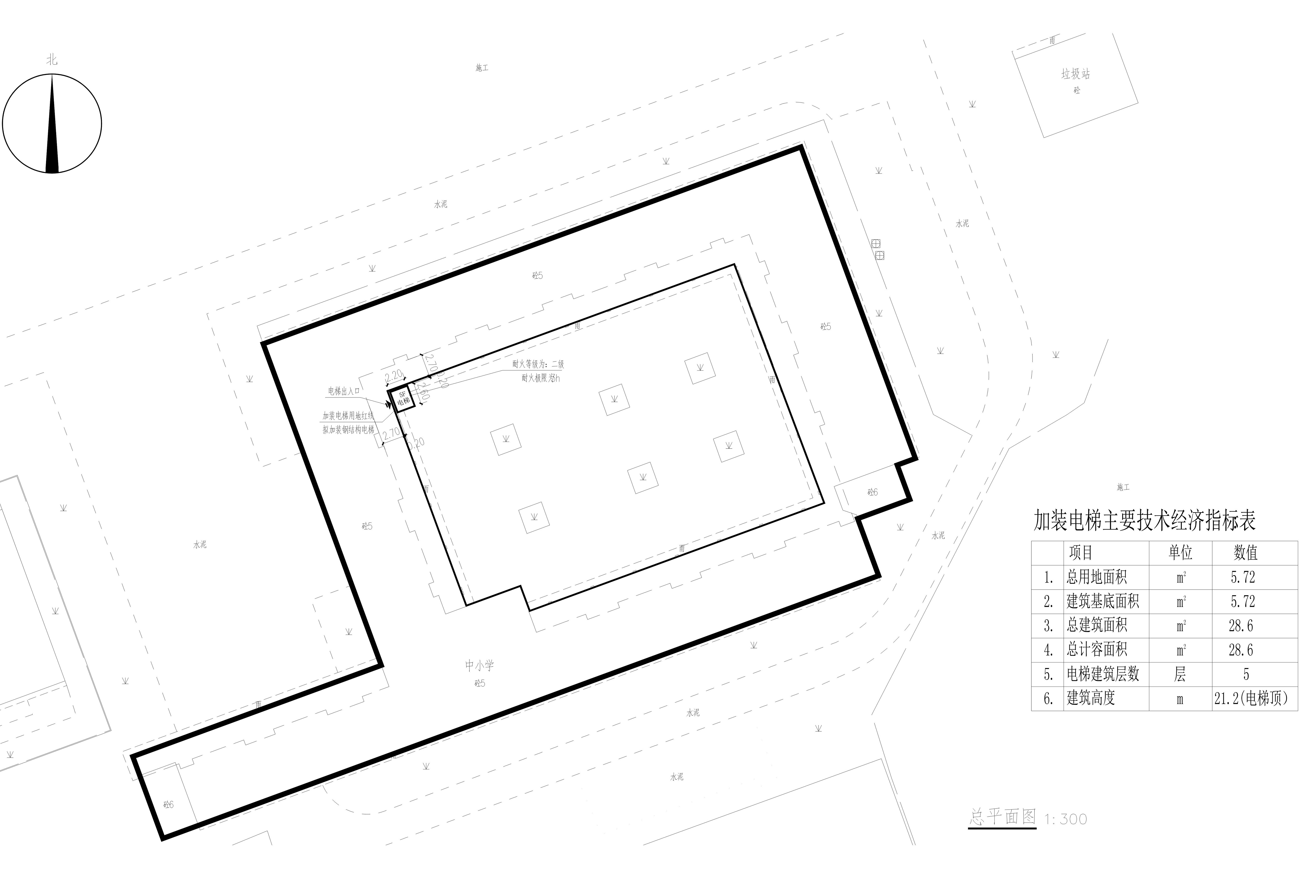 總平面。鳳翔山湖北區(qū)學(xué)校教學(xué)樓加裝電梯_t3-Model_1.jpg