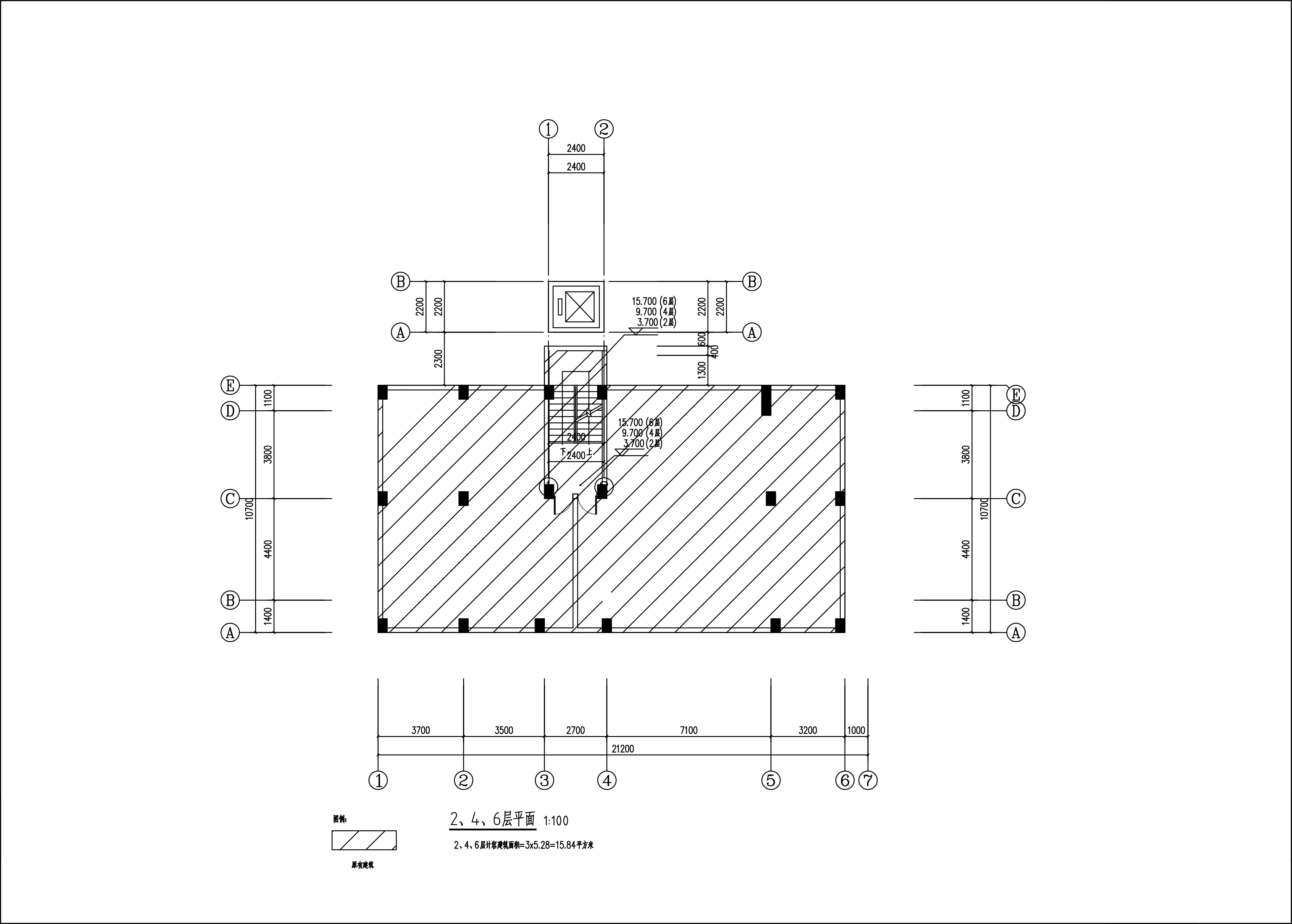 新城清遠(yuǎn)供電局宿舍電梯建筑圖_2、4、6層 不設(shè)電梯出入口.jpg