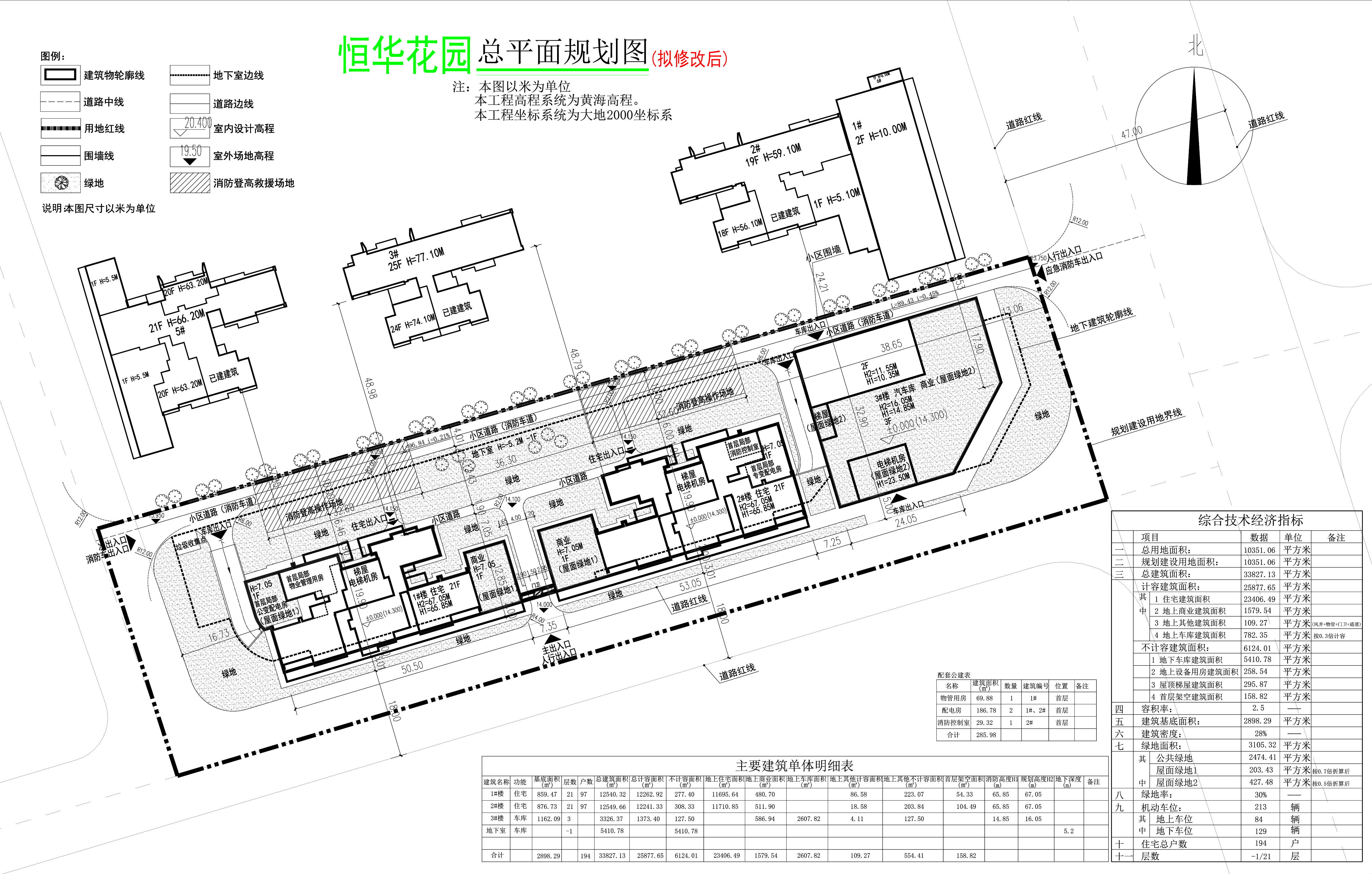 恒華花園總平面規(guī)劃圖(帶擬修改后).jpg