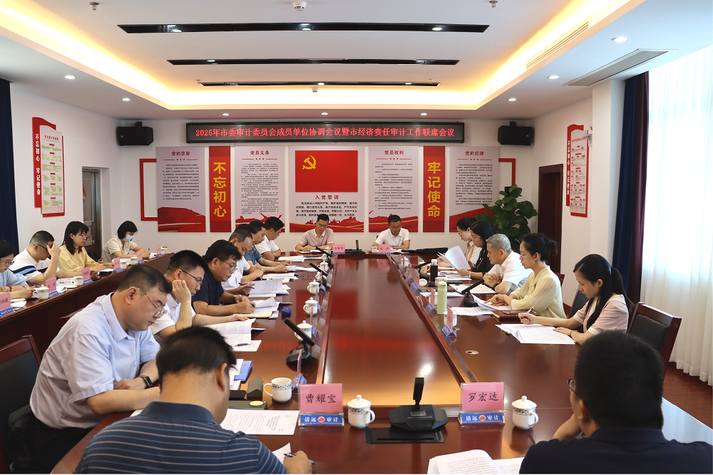 清遠(yuǎn)召開2025年市委審計(jì)委員會(huì)成員單位協(xié)調(diào)會(huì)議暨市經(jīng)濟(jì)責(zé)任審計(jì)工作聯(lián)席會(huì)議